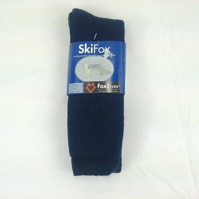 Calcetines de mezcla de lana FoxRiver azul marino medianos 5576 hombres 5-8,5 mujeres 6,5-10 hechos en EE. UU. Foto 1 de 4
