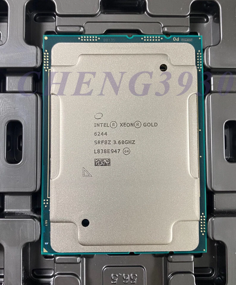 Intel Xeon Gold 6244 8-core 3.6ghz 14nm LGA 3647 CPU processor - Image 1 of 1