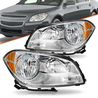 Conjunto de faros halógenos para Chevy Chevrolet Malibu 2008-2012 08-12 Foto 1 de 4