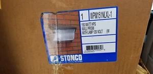 STONCO WALL PACK 150 WATT METAL HALIDE PULSE WNPM150PMAL-8 NEW - Picture 1 of 2