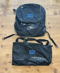 HIGH SIERRA Snowboard Bag And Boot Backpack NEW Embroidered Spellout Ships Fast - Picture 1 of 12