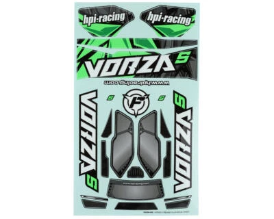 HPI Vorza S Truggy Flux VB-2 Decal Sheet (Green) [HPI160437] - Image 1 of 2