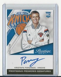 2015/16 Panini Prestige Kristaps Porzingis Auto /299 Autograph - Picture 1 of 1