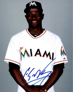 Autographed 8x10 ADEINY HECHAVARRIA Miami Marlins photo - COA - Picture 1 of 1