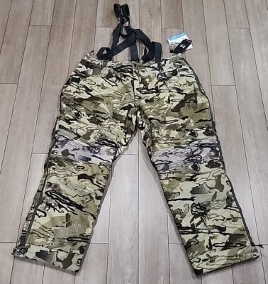 $325 NWT Under Armour Revenant Gore-Tex 3XL Windstopper Barren Camo Pant/Bib - Image 1 of 4