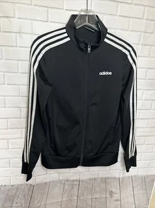 adidas 3-streifenige schwarz/weiße Trainingsjacke Damen Größe XS - Bild 1 von 8