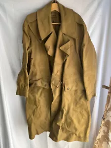 Original WW2 British Army Despatch Riders Rubberproofed Coat - Size 5 - 39" 1943 - Picture 1 of 19