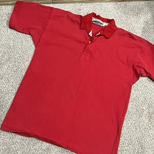 Maxmore Shirt 2XL Rugby Soccer Jersey Vintage Matt Godek Polo Red Short Sleeve - Picture 1 of 10