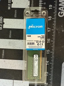 Micron 16GB 1RX4 PC4-3200 AA-RC2-12 ECC Memory Module MTA18ASF2G72PZ-3G2E2TI - Bild 1 von 3