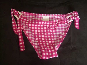 Bas de bikini "Kalaïs" rose et blanc à carreaux T 38 neuf sans étiquette - Foto 1 di 1