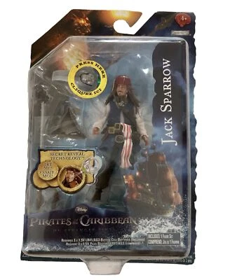 Piratas del Caribe Capitán Jack Sparrow Zombie Revelar Figura Ilumina Foto 1 de 4