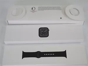 Apple Watch 8 41mm Grahpite Edelstahl Cellular, Originalverpackt, Neues Armband, Grade A - Bild 1 von 19