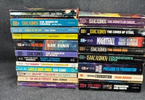 Lot of 20 Isaac Asimov Paperback Novels SciFi Science Fiction - Picture 1 of 7
