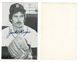 1978 Jack Morris Rookie Detroit Tigers Team Ausgabe Postkarte - Bild 1 von 1