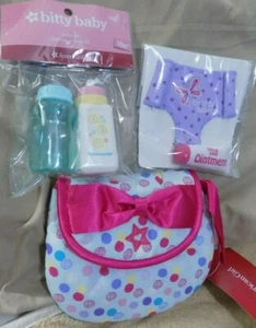 AG/BITTY BABY ""BOLSO DE MAMÁ PARA NIÑAS"" Y. JUEGO DE BOTELLAS, PAÑALES CON UNGÜENTO - Imagen 1 de 6
