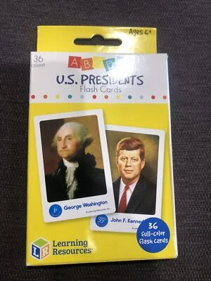 Learning resources US president flash cards 36 full color flash cards  - Image 1 of 4