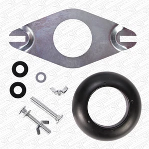 CCK Metal Plate and Rubber Washer for Toilet with Nuts and Bolts - Picture 1 of 7