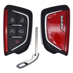 OEM 2021-2024 CADILLAC CT4 CT5 V RED SMART KEYLESS REMOTE FOB YG0G20TB1 85541927 - Picture 1 of 7