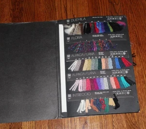 Catálogo de muestra de hilo Filatura Di Crosa 1994-95 vintage muestra distribuidor - Imagen 1 de 10