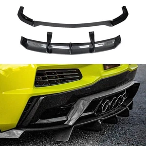 Carbon Fiber Rear Bumper Diffuser for Chevrolet Corvette C8 Z06 Coupe 2023+ - Picture 1 of 6