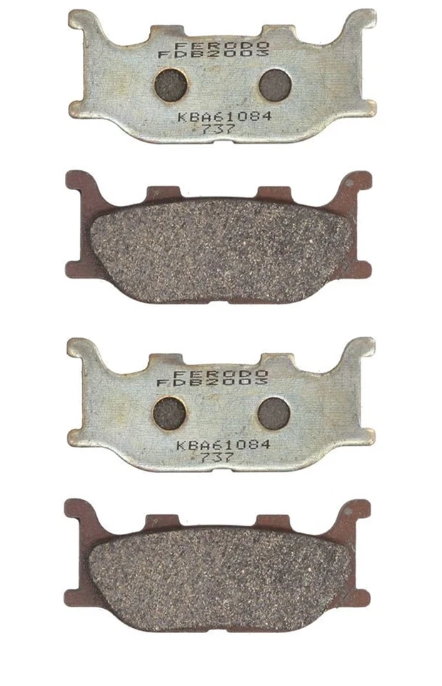 2 COPPIE PASTIGLIE FRENO ANTERIORI FERODO YAMAHA FZ6 600 2004 2005 2006 - Immagine 1 di 3