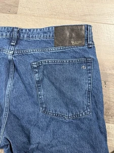 Rag & Bone Rosa Mid Rise Boyfriend Button Fly Denim Jeans Größe 34 EUC - Bild 1 von 11