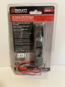 Triplett VDL48 USB DC Voltage Datalogger, Monitors Single Channel up to 48V - Picture 1 of 2