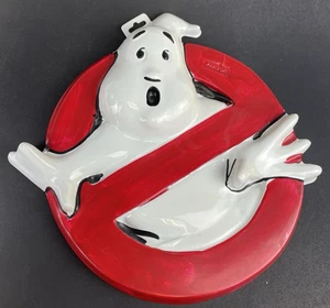 RARE Rubie's GHOSTBUSTERS 3D Plastic Sign 2012 No Ghosts Wall Decor 15" HTF - Picture 1 of 9