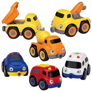 Small World Toys Emergency & Construction Truck Tailgate Trios - Set of 6 - Bild 1 von 4