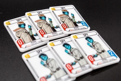 Star Wars Unlimited TCG | CCG | Premium Half Sized Acrylic Spy Token Set - Image 1 of 4