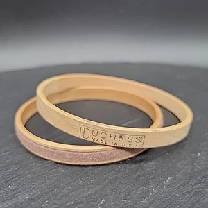 3" Duchess Wooden Embroidery Hoop Felt Liner Made in USA Wood Small Mini - Picture 1 of 8