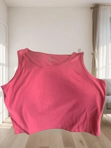 Pre Owned Women’s Studioworks Studio Works Tank Top Sz PXL Pink Comfort Style - Picture 1 of 8