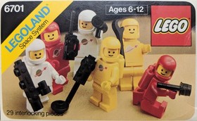 NEW SEALED LEGO 6701 Minifig Pack - RETIRED Space Classic 1983