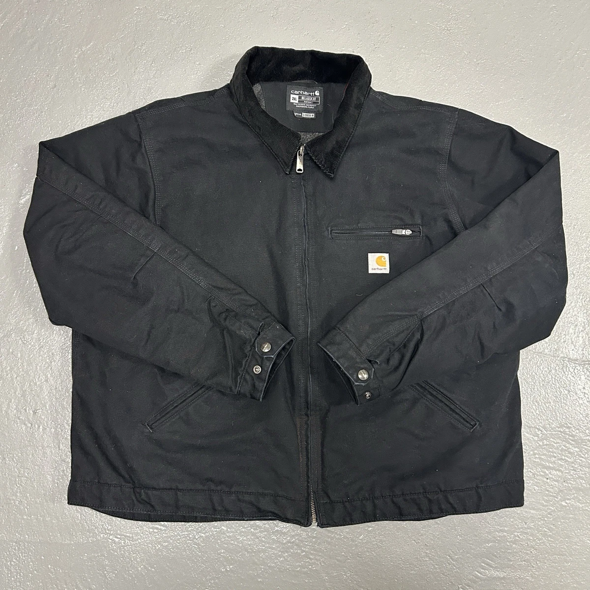 ジャケット・アウター Deadstock Carhartt Detroit Jacket Mos 38 Modern 2008 Carhartt Detroit YYJ97 MOS Jacket – CobbleStore Vintage