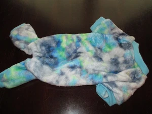 Small blue gray green white dog pet sweater - Picture 1 of 2