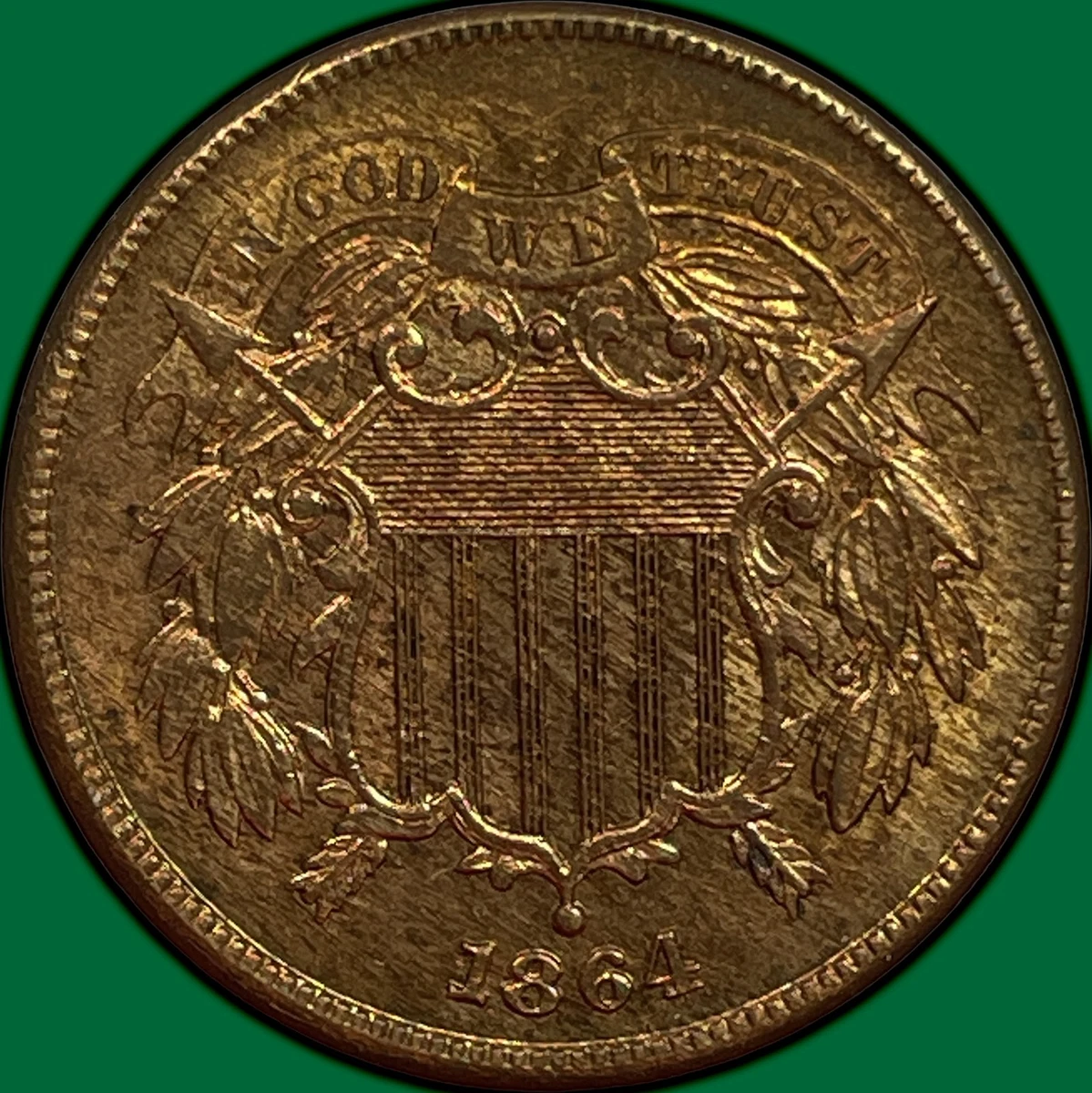 1864 Year US Two Cents for sale | eBay