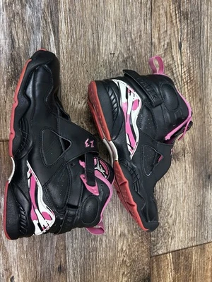 Nike Air Jordan 8 Retro Negro Pinksicle Zapato GS Talla 6y/7.5w Nuevo Raro 580528-006 Foto 1 de 4