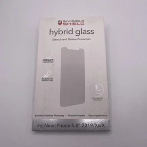 ZAGG InvisibleShield Protezione Schermo Ibrida per iPhone 5.8" 2019/Xs/X - Foto 1 di 4