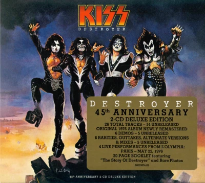 Kiss • Destroyer • 45th Anniversary • 2CD • Deluxe Edition • 2021 UMe •• NEW •• - Image 1 of 4