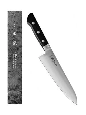 Японский нож MASAMOTO AT Yo Deba 9,5 дюйма (240 мм) сделано в ЯПОНИИ, сверхпрочный двойной... - Изображение 1 из 4