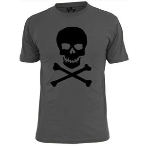 Camiseta Para Hombres Calavera y Huesos Cruzados Pirata Jolly Roger Tombstone - Imagen 1 de 3