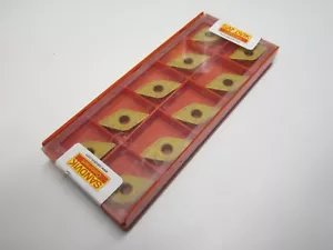 NUEVO Paquete de 10 Insertos de Carburo Sandvik DNMX 15 04 08-WF 4015 T-Max P - Imagen 1 de 1