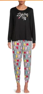 Secret Treasures Damen Holiday Lighten Up Pyjama Set Weihnachten Größe Small - Bild 1 von 5