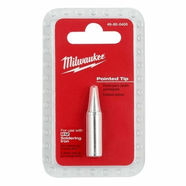 Milwaukee M12 Soldering Iron Pointed Tip (49-80-0400)
