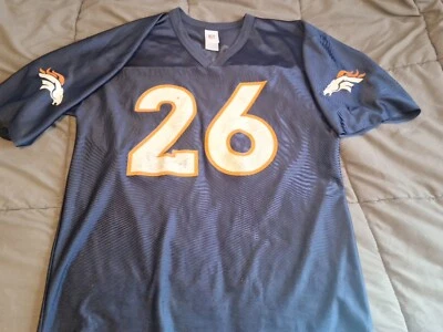 Camiseta Vintage NFL Denver Bronco's #26 Clinton Portis Tamanho Grande Frete Grátis - Imagem 1 de 4