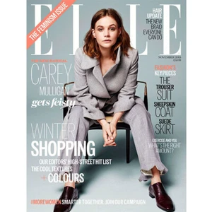 ELLE Magazine UK | November 2015 | Carey Mulligan - Picture 1 of 23