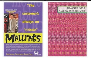 1995 Gramercy Pictures Mallrats PROMO Trading Card VERY RARE Kevin Smith SSP - Picture 1 of 1