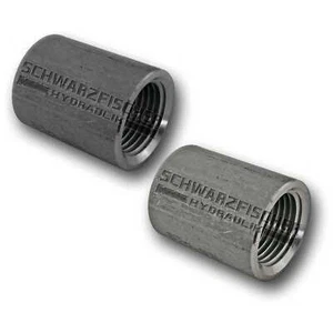 Muffe Anschweißmuffe Schweißmuffe Stahl Edelstahl Fitting Luft Druckluft Wasser - Bild 1 von 6