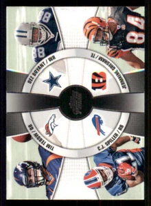 2010 Topps Prime #4Q23 Tim Tebow/C.J. Spiller/Dez Bryant/Jermaine Gresham - Picture 1 of 2