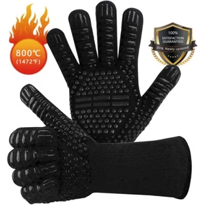 Extreme Heat Resistant Kitchen Gloves for BBQ, Grill, Baking, Cooking (1 Pair) - Picture 1 of 6